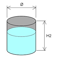 heating volume liquid cylindrical tank 2